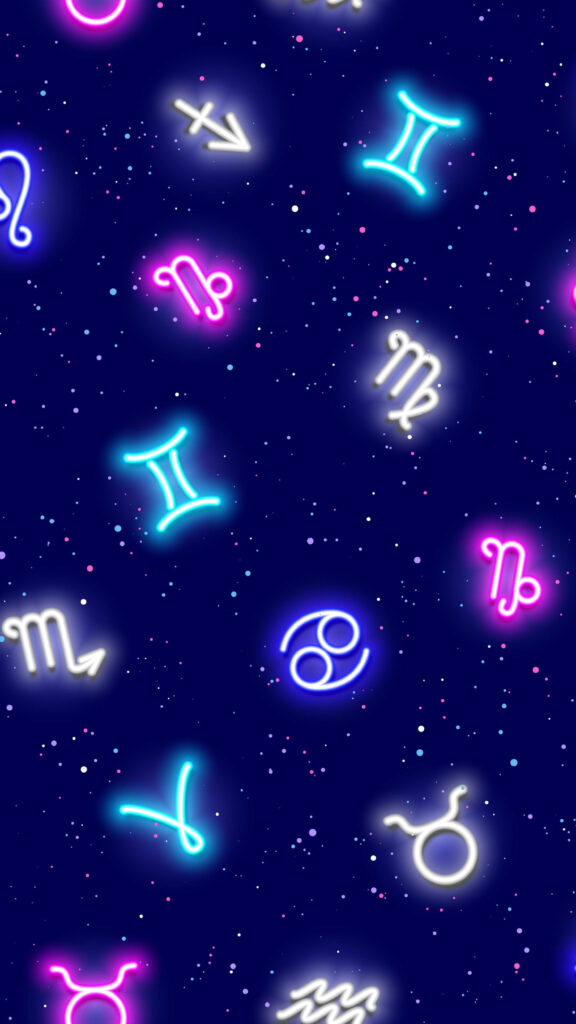 Cosmic Zodiac Signs and Astrology Constellations Aesthetic Wallpaper