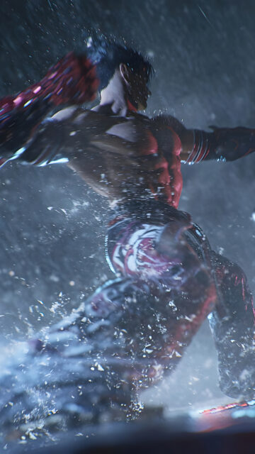 Kazuya Mishima Tekken 8 Action Mobile Wallpaper