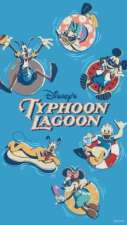 Disney Typhoon Lagoon Characters Mobile Wallpaper