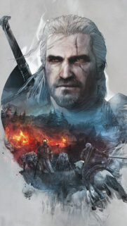 Geralt of Rivia Fantasy Adventure Mobile Wallpaper