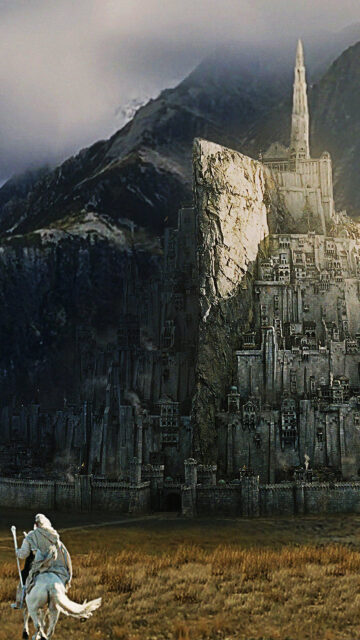 Minas Tirith Lord of the Rings Fantasy Mobile Wallpaper