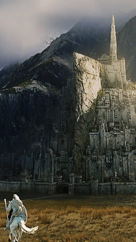 Minas Tirith Lord of the Rings Fantasy Mobile Wallpaper