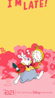 White Rabbit Alice in Wonderland Mobile Wallpaper