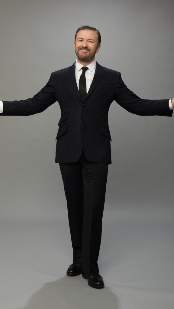 Portrait of a man in a black suit, Mobile Wallpaper