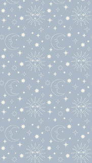 Celestial Sun and Moon Phases Spiritual Aesthetic Minimalist Wallpaper