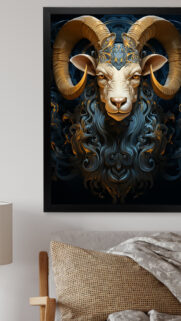 Stunning Capricorn Zodiac Earth Sign and Ambition Spiritual Art Wallpaper