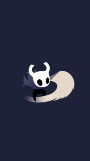 Minimalist Hollow Knight Dash Mobile Wallpaper