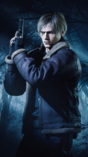 Leon S. Kennedy Resident Evil 4 Remake Mobile Wallpaper