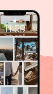 Inspiring Aesthetic Travel and Romantic Lifestyle Vision Board Wallpaper