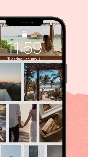 Inspiring Aesthetic Travel and Romantic Lifestyle Vision Board Wallpaper