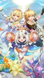 Genshin Impact Anime Characters Mobile Wallpaper