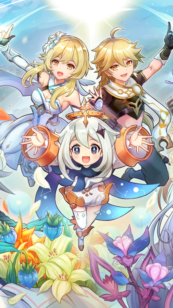 Genshin Impact Anime Characters Mobile Wallpaper