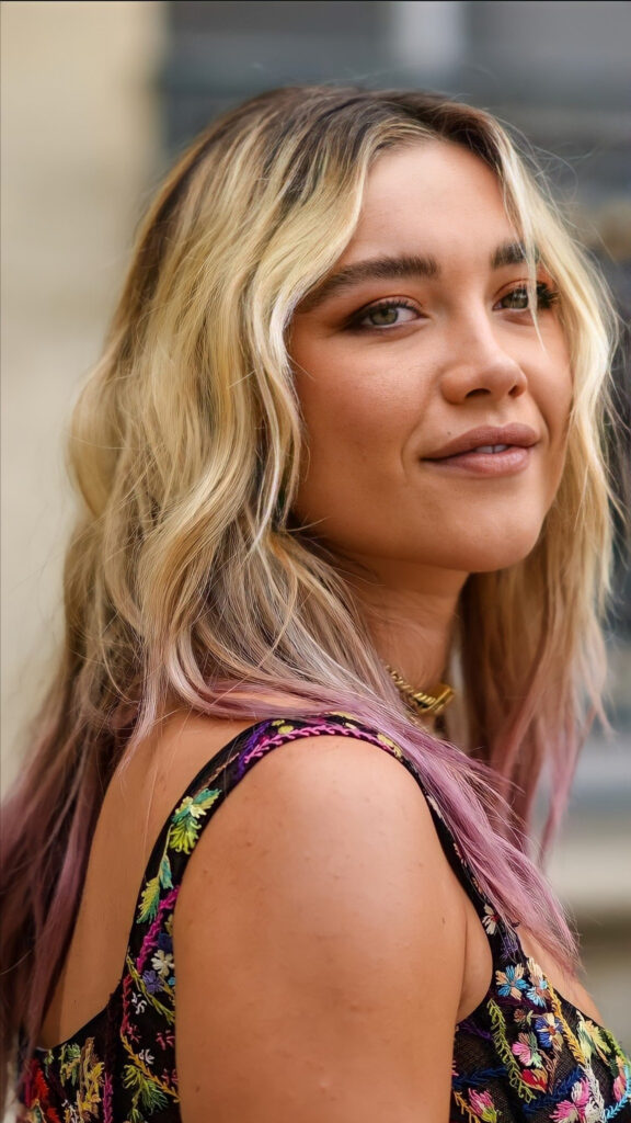 Florence Pugh Portrait Mobile Wallpaper