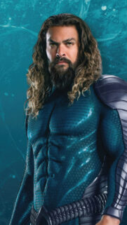 Aquaman Heroic Portrait Mobile Wallpaper