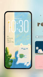 Cozy Daily Affirmation Aesthetic Art for Mindful Living Phone Wallpaper
