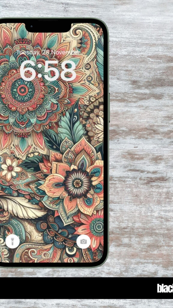 Intricate Mandala Spiritual Energy Aesthetic Phone Wallpaper