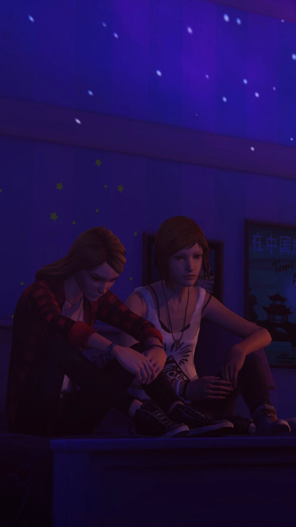 Rachel Amber and Chloe Price Life is Strange Mobile Wallpaper