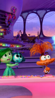 Disgust, Anxiety, and Envy Inside Out 2 Mobile Wallpaper