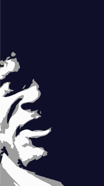 Minimalist Abstract Silhouette Mobile Wallpaper