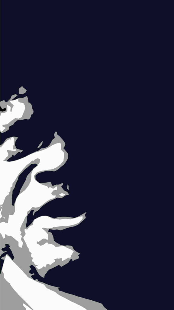 Minimalist Abstract Silhouette Mobile Wallpaper