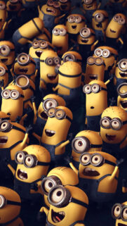 Minions Crowd High Definition Mobile Wallpaper