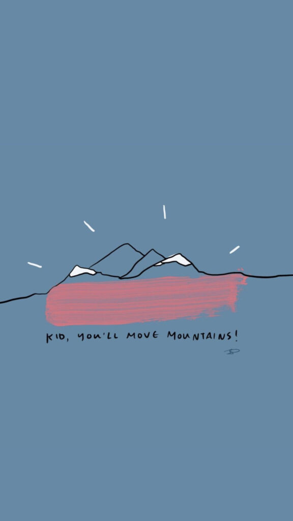 Gemini Zodiac Motivation: Kid You'll Move Mountains Aesthetic Wallpaper