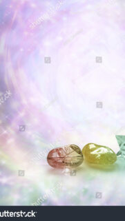 Healing Rutilated Quartz and Citrine Energy Spiritual Crystal Wallpaper