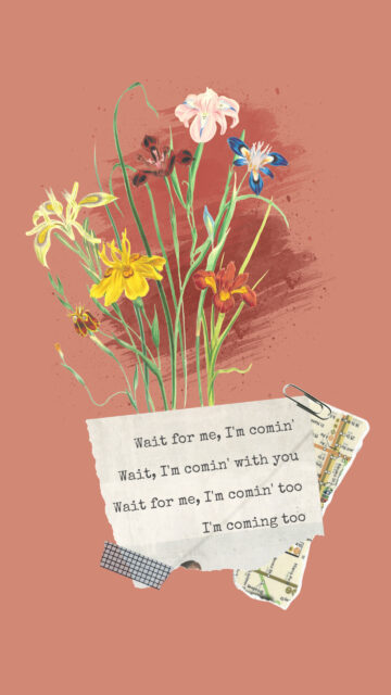 Botanical Subway Collage Mobile Wallpaper