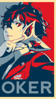 Persona 5 Joker Minimalist Art Mobile Wallpaper