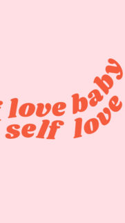Self Love Aesthetic Affirmation Vision Board Phone Wallpaper