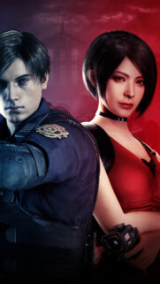 Resident Evil 2 Remake Leon and Ada Mobile Wallpaper