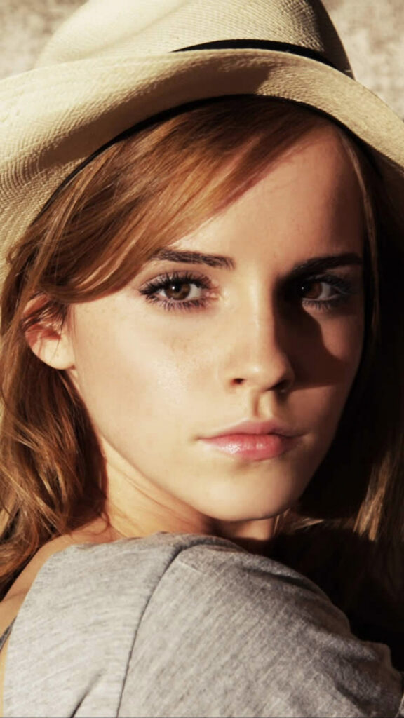 Emma Watson Portrait for Mobile Wallpaper