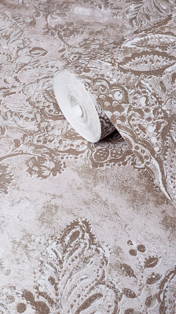 Elegant Paisley Pattern Wallpaper Mobile Wallpaper