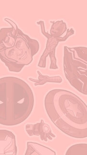 Marvel Superhero Minimalist Aesthetic Mobile Wallpaper
