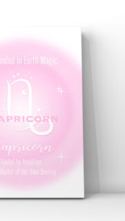 Capricorn Aesthetic Earth Sign Manifestation and Ambition Symbol Wallpaper