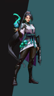 Sage Valorant Character 4K Mobile Wallpaper