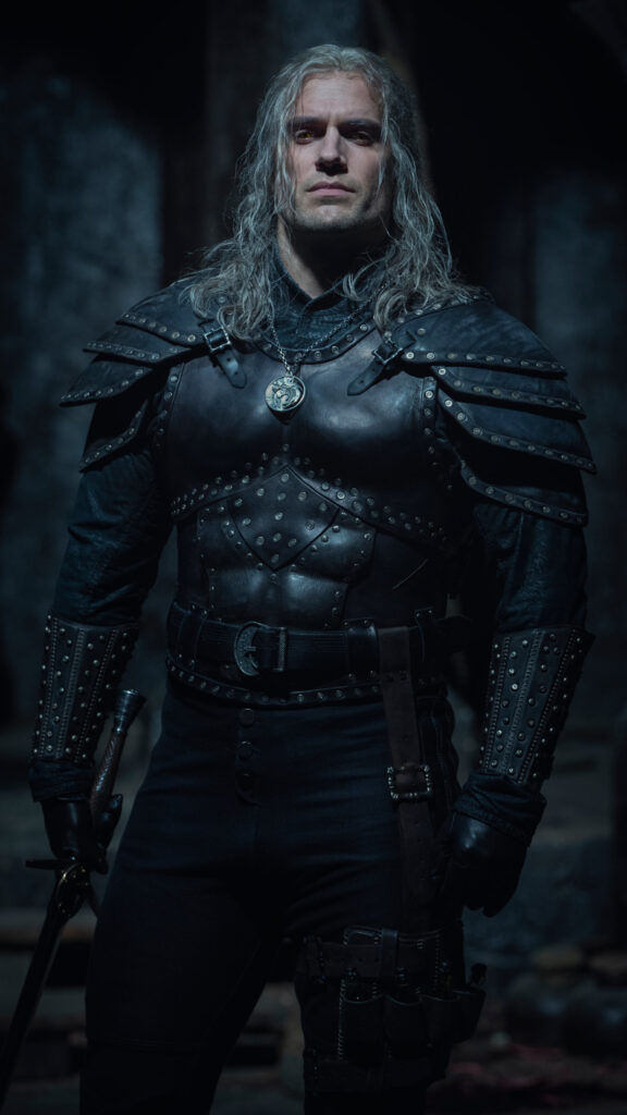 Geralt of Rivia The Witcher Netflix Portrait Mobile Wallpaper