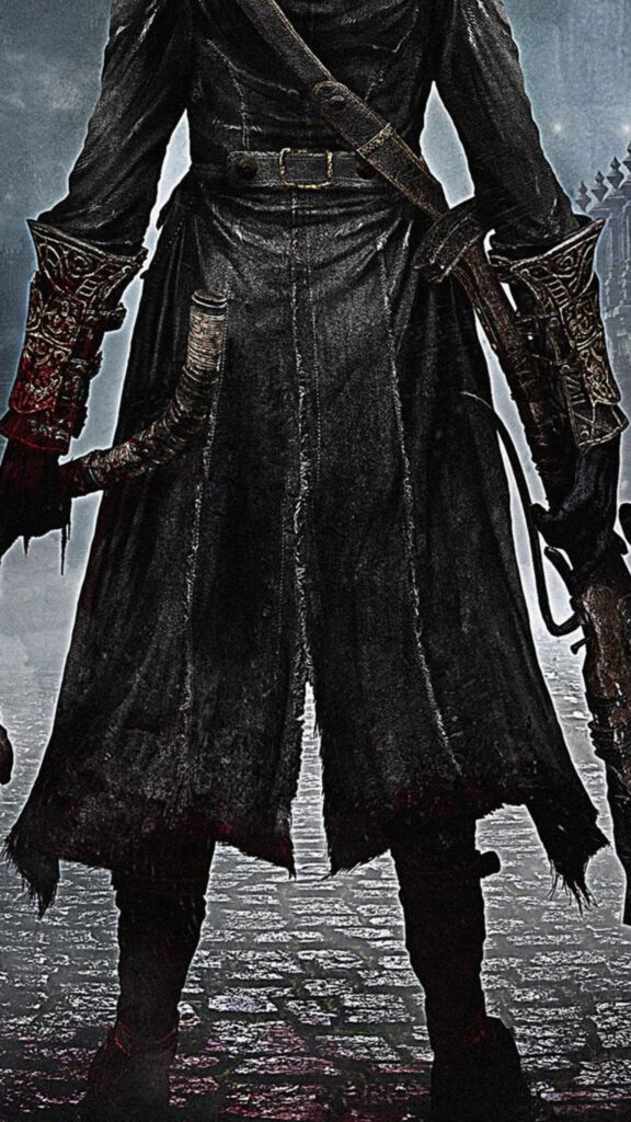 Gothic Hunter Dark Fantasy Mobile Wallpaper