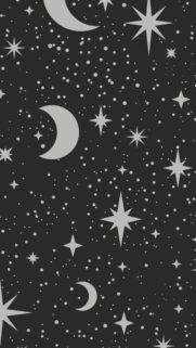 Celestial Magic Moon and Stars Aesthetic Spiritual Energy Phone Wallpaper