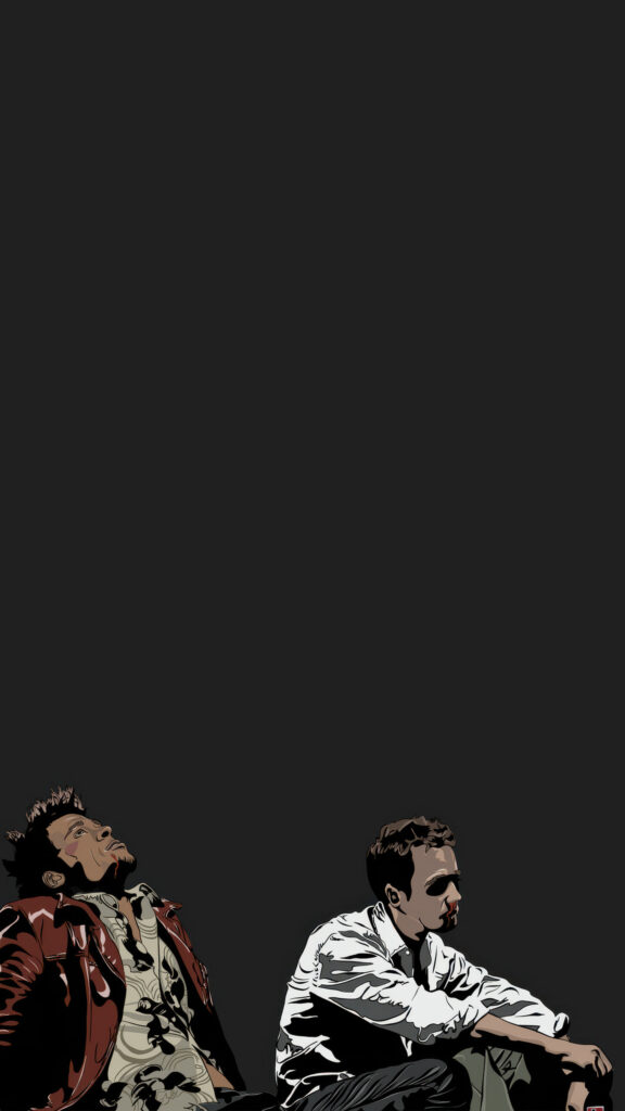 Minimalist Fight Club Art Mobile Wallpaper