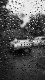 Rainy Window Bokeh Abstract Aesthetic 4K Mobile Wallpaper
