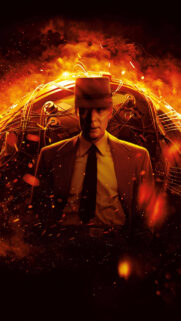 Oppenheimer Explosive Cinematic Character 4K Mobile Wallpaper