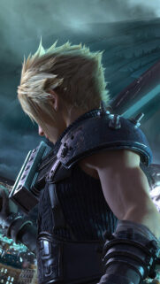 Cloud Strife Final Fantasy VII Remake Mobile Wallpaper