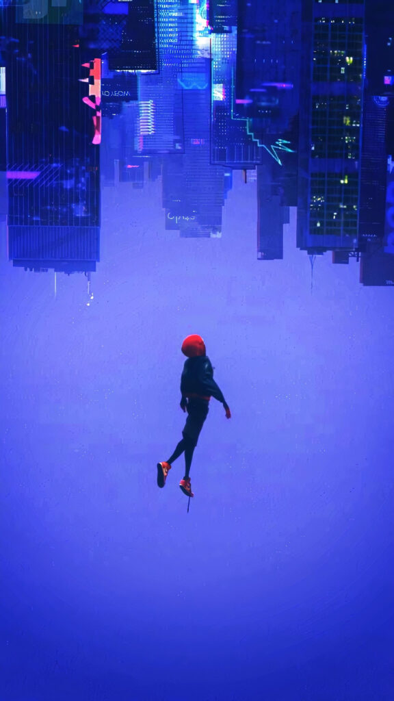 Spider-Man Leap of Faith Vertical Mobile Wallpaper