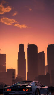 Grand Theft Auto Los Santos Sunset Mobile Wallpaper