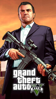 Michael De Santa Grand Theft Auto V Mobile Wallpaper