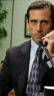 Steve Carell as Michael Scott Mobile Wallpaper
