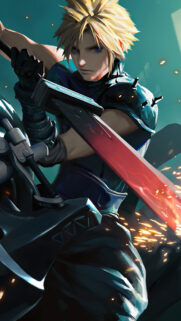 Cloud Strife Final Fantasy VII Remake Mobile Wallpaper