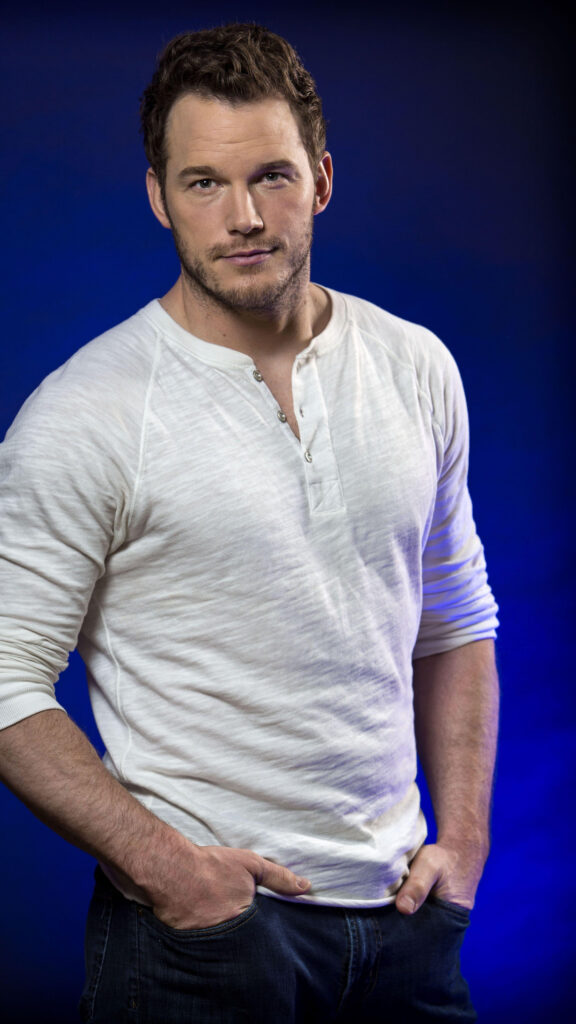 Chris Pratt Portrait Mobile Wallpaper