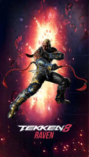 Raven Tekken 8 Warrior Action Mobile Wallpaper